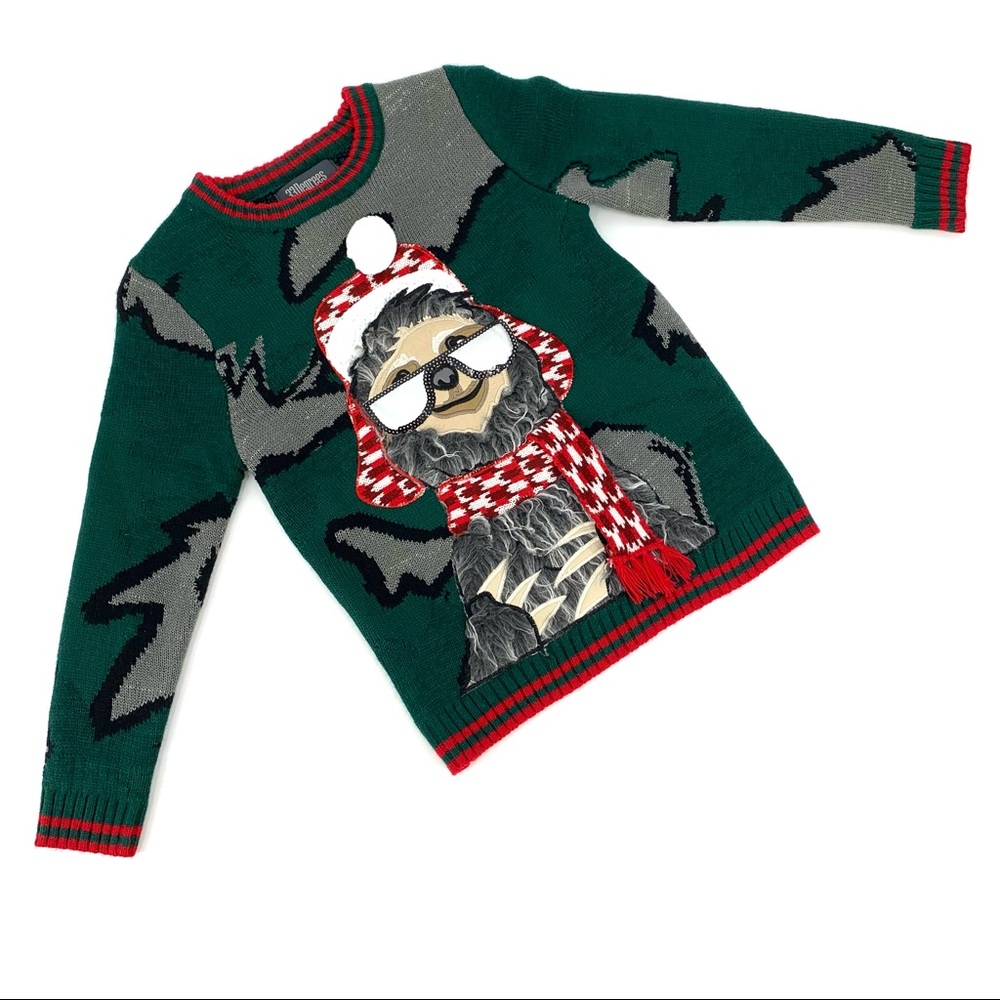 33 Degrees Ski Sloth Ugly Christmas Sweater, (7/8)